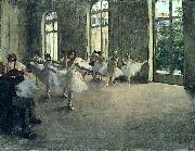 Edgar Degas The Rehearsal Spain oil painting artist